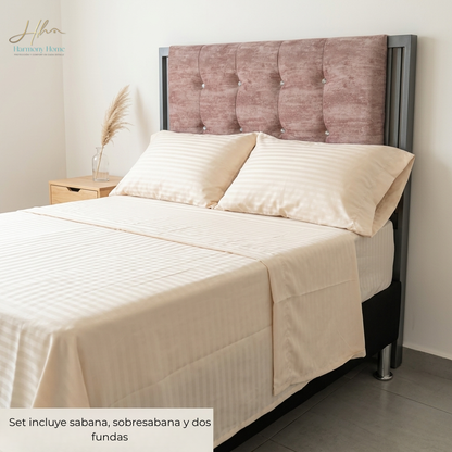 Sabanas Premium 200 Hilos 140x190 Doble