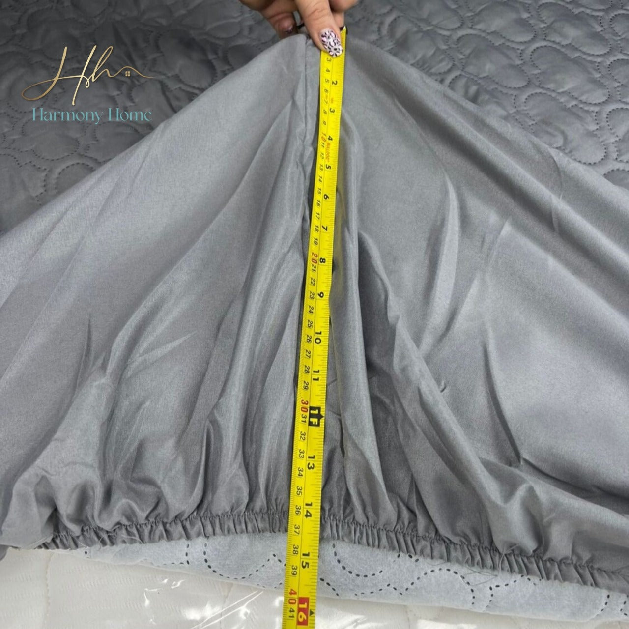 Protector de Colchón Gris Repelente al agua al 70%