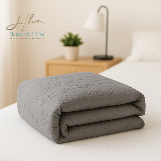 Protector de Colchón Gris Repelente al agua al 70%