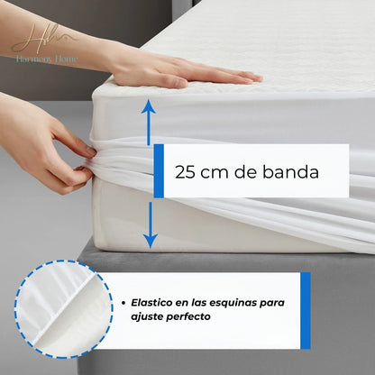 Protector para Colchón Impermeable al 100% de Ajuste Perfecto